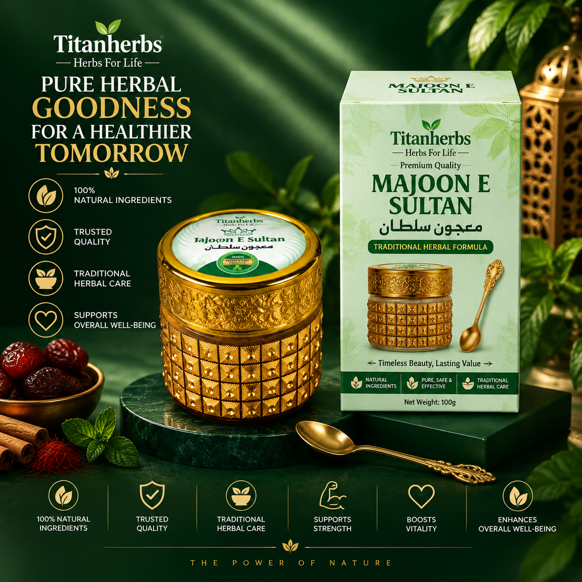 Majoon-e-Sultan ® (100% Herbal Majoon with no Side effects)